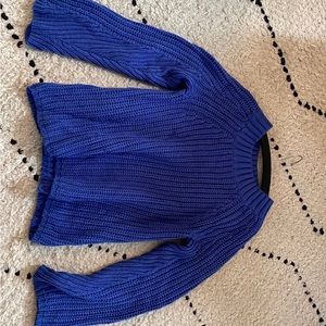 Blue cozy soft sweater